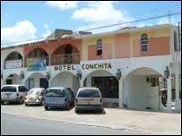 Hotel Conchita, onde Daniela passou primeira noite em Reynosa