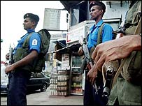 Sri Lanka güvenlik güçleri