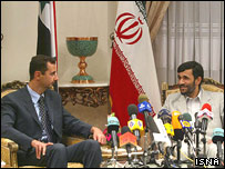 روسای جمهور ایران و سوریه