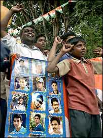 ٹیم کا استقبال