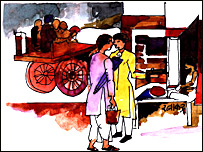 रेखांकन - डॉ लाल रत्नाकर