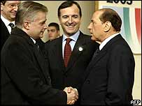 Berlusconi vítá Cimoszewicze