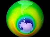 سی ایف سی کے کیمیائی مواد اوزون کی تہہ کے لئے سب سے بڑا خطرہ ہیں