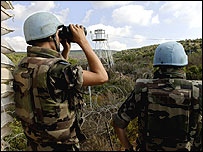 Soldado da força da ONU já existente no Líbano