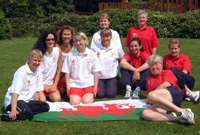 Sgwod merched Cymru dros 40 oed a gynrychiolodd eu gwlad yng Nglasgow 2003.