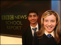 Ibrahim and Hannah in the studio