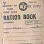 6 year old Barbara's ration book, 1952, Beverley