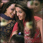 Namarata Shirodkar and Aishwarya Rai