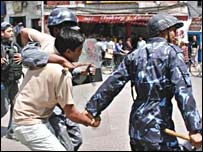 تظاهرات کاتماندو