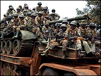 Vojáci v Ugandě