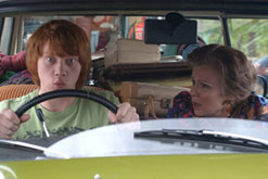 Rupert Grint and Julie Walters in Driving Lessons