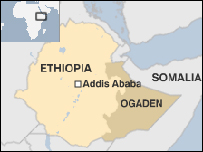 Map of Ethiopia