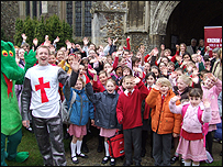 Pupils of Thaxted Primary School