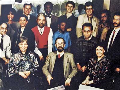 Secção de língua portuguesa da BBC em 1989