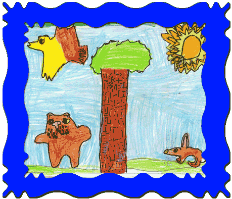 Piece of children's art