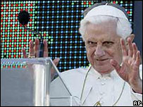 O papa Bento 16 na Austrália