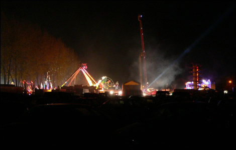 Donnington bonfire and fireworks