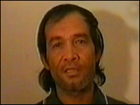 O filipino Angelo de la Cruz, seqüestrado no Iraque, em imagem da TV Al-Jazeera 