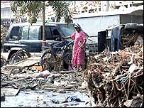 سنامی نے ہر سو تباہی مچا دی