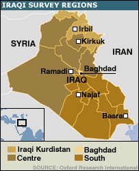 Bản đồ Iraq