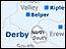 Derbyshire map