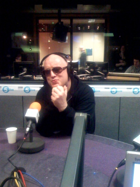 Boy George in the studio Boy George in the studio