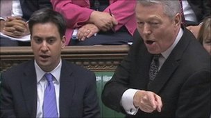 Ed Miliband and Alan Johnson