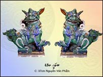 Lân gốm ở Sài Gòn