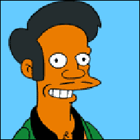 'सिम्पसंस' में अपु नाम का एक भारतीय पात्र भी हैं