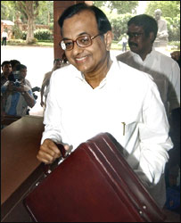 वित्तमंत्री पी चिदंबरम