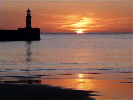 Sunrise at Seaham Harbour. Photo: Dan Myers