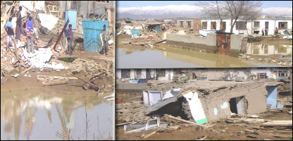 آبخيزی و خطر ويران شدن خانه ها