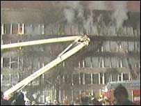 آگ کے اسباب کے بارے میں پتا نہیں چل سکا