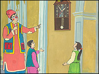 لالوماما با مهمانان قصر 