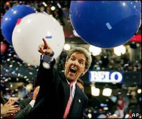 John Kerry Demokrat Parti'nin Kongresi'nde