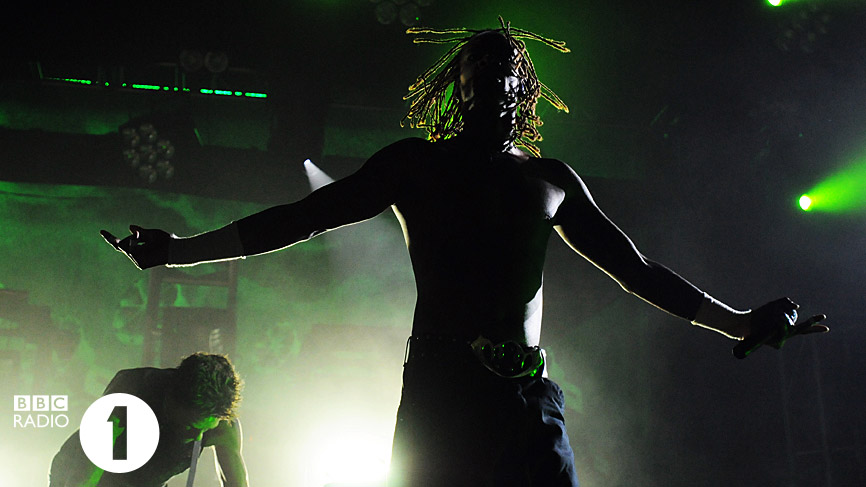 The Prodigy at on the main stage at Big Weekend