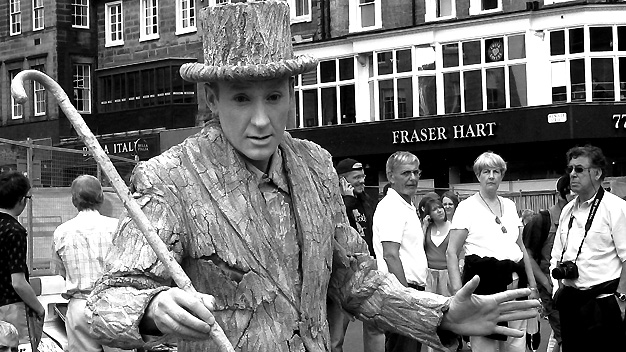 Lord Livingstone, the human statue