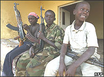 Kongo'da çocuk askerler 