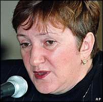 Liberální poslankyně Galina Starovojtovová 