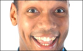 man smiling