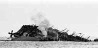 Photograph showing the last moments of the Lancastria