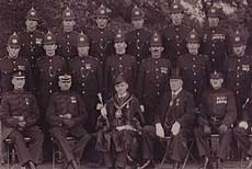 policemen in formal uniform
