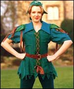 Lucinda Cowden as Peter Pan in Bedworth