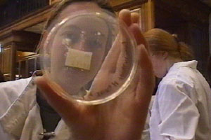 Claire's doing exciting research