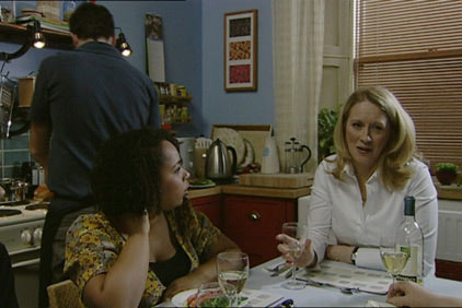 Eileen hosting her dinner party