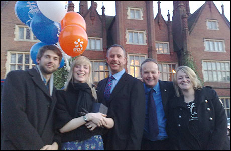 Jon Wright, Emily Anderson, Rob Dunger, Mark Murphy and Linda Walker