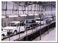 Hillman Imp production line.