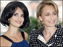Penélope Cruz (à esq.) e Kristin Scott Thomas