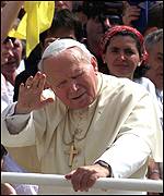 Jan Pavel II. putuje ve stopách sv. Pavla na Východ