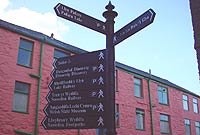 Arwyddion yn Llanberis